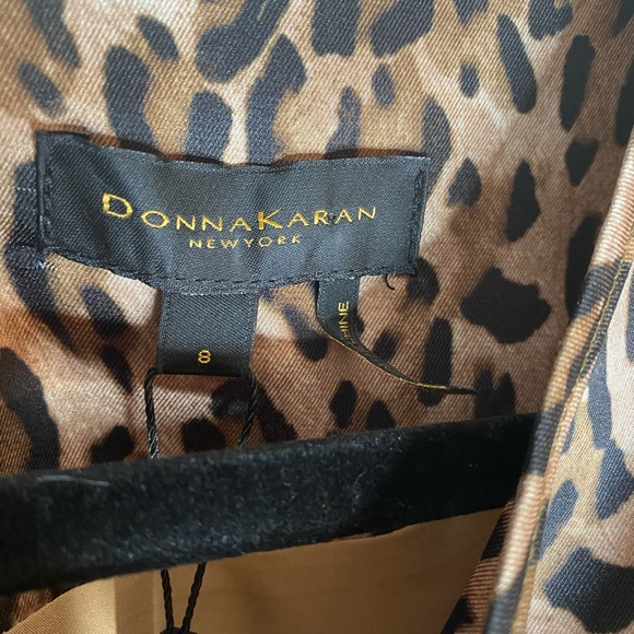 Brand New! Donna Karan Leopard Print Dress Size 8 - Picture 12 of 13